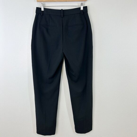 Madewell The Fairbanks Pant Womens 4 Black Cigarette Leg NO085 Classic Workwear - Picture 3 of 16